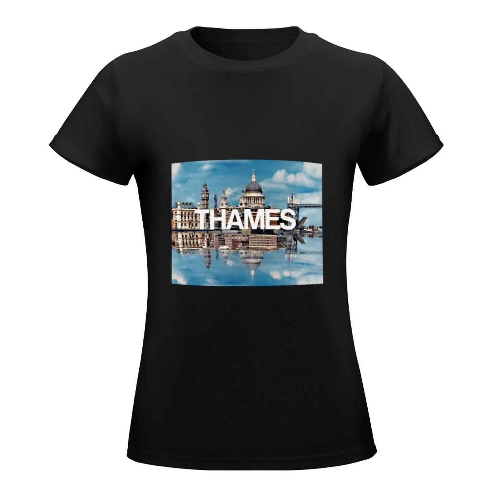 Thames TV Logo Essential T-Shirt tees Aesthetic clothing funny Blouse t shirt dress Women