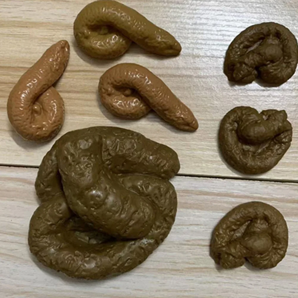 

1 set 1 Set Realistic Fake Poop Pvc Eva Prank Props For April Fool'S Day Halloween Party Dog Poo Joke Set For Kids Adults Pranks