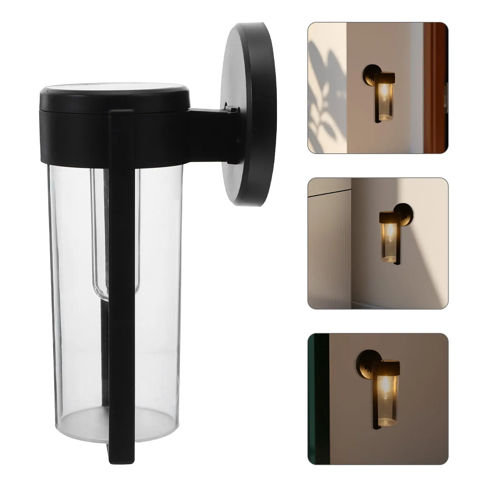 

2Pcs Solar Waterproof Wall Lights Outdoor Retro Filament Solar Powered Wall Lamp Garden Courtyard Patio Decorative Lighting