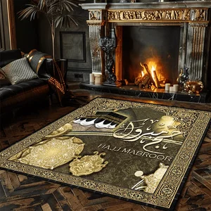 الإسلاموية سجادة الصلاة رمضان غرفة نوم ديكور سجاد كبير الحجم لغرفة المعيشة الكنيسة الإسلامية غير قابلة للانزلاق سجادة ناعمة قابلة للغسل أعلى 10 مبيعات لسجاد الكنيسة - رقم 8