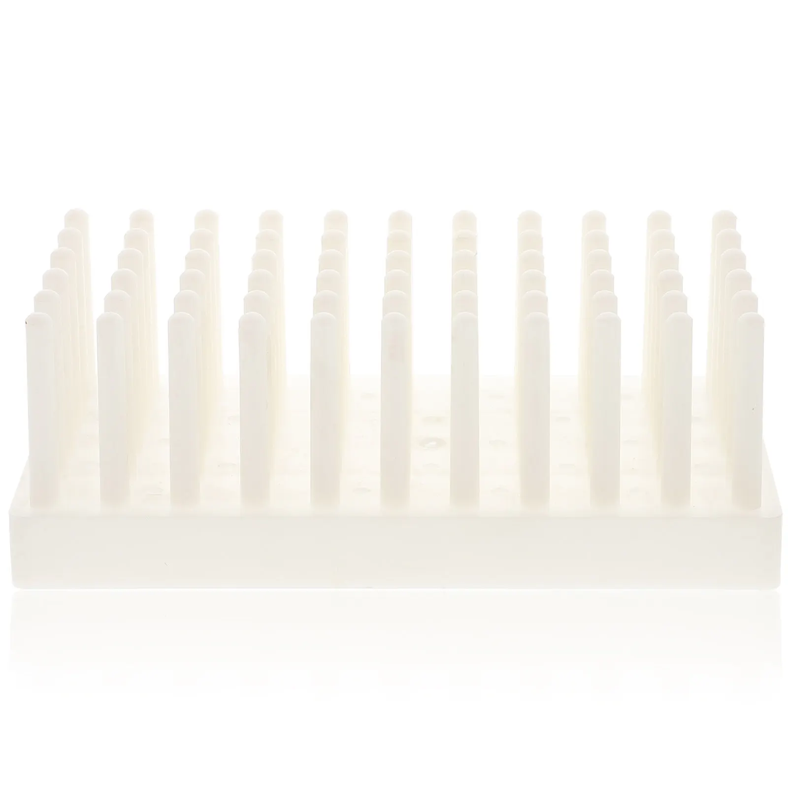 Sturdy 66 Slot Test Tube Holder Multi Functional Laboratory Tool for Science Classrooms and Home Use Test Tube Rack