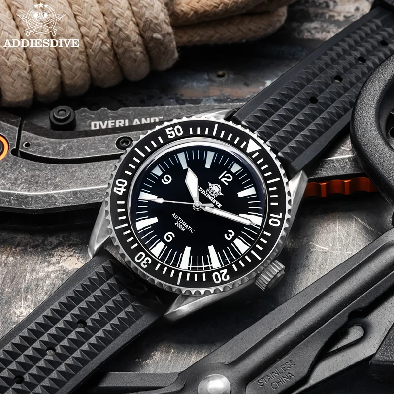 ADDIESDIVE Luxury Watches Sapphire Crystal NH35 Mechanical BGW9 Super Luminous 20Bar Diving High End Men’s Watch Montre Homme