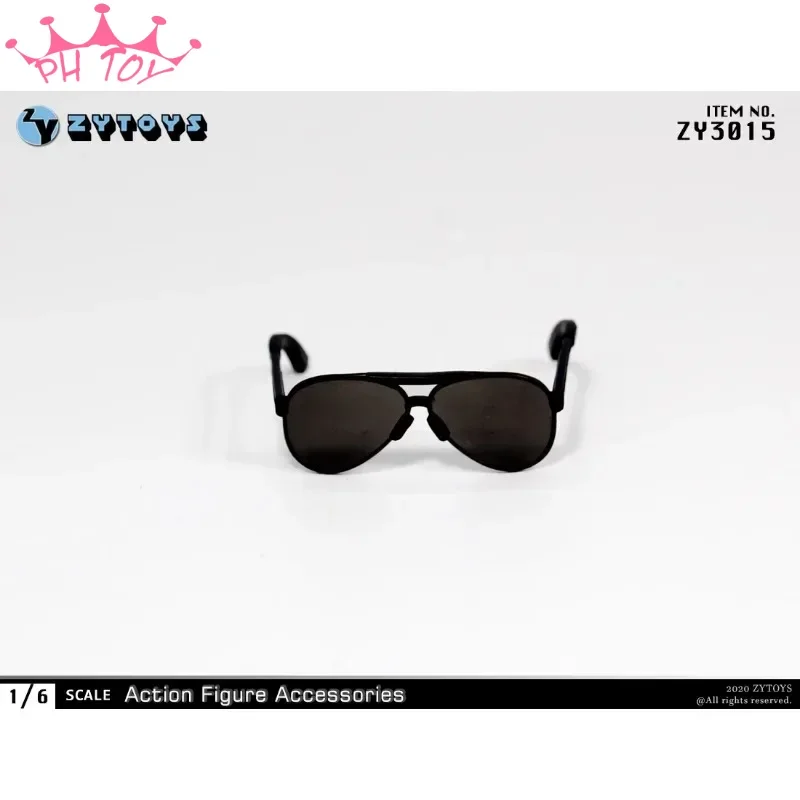 1/6 Scale Male Fashion Black Glasses ABS Glassess Three Styles ZY3015 for 12in Action Figure Accessory Display Collection Toy