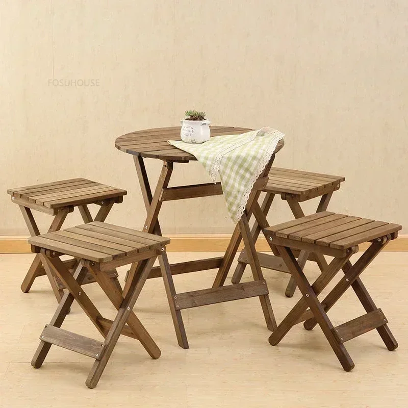 Solid Wood Table An…
