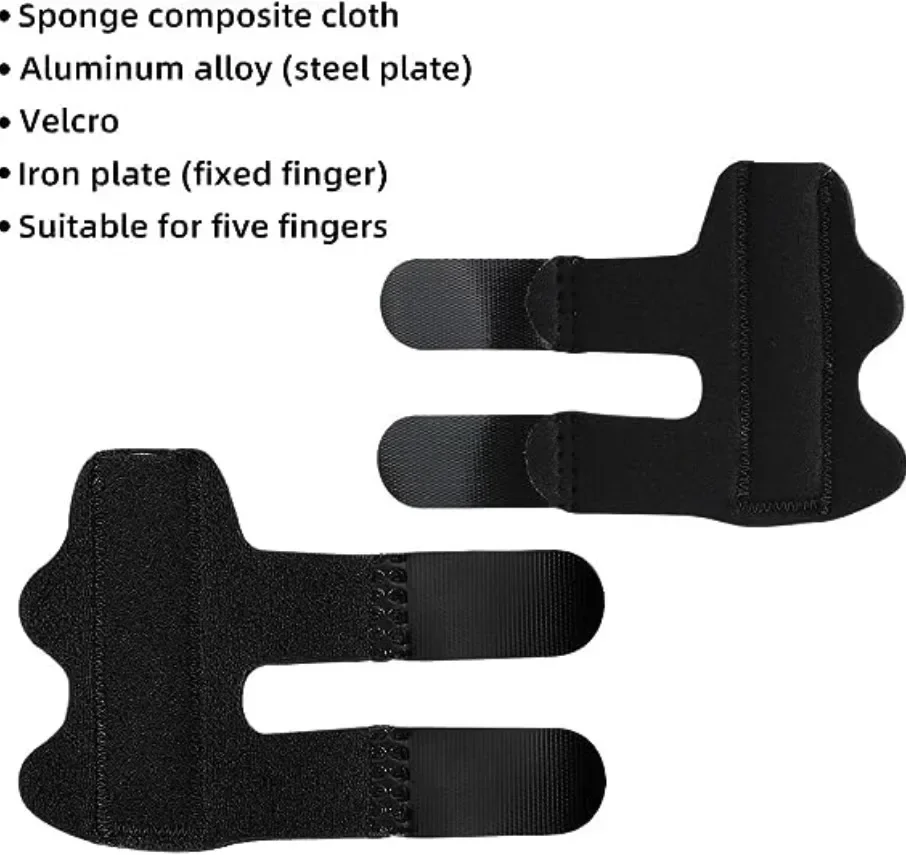 

1PC Trigger Finger Splint Mallet Finger Splint - Finger Brace for Arthritis Injury Sprain - Fits Index Middle & Ring Finger Pain