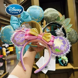 Disney Princess Tiana Jasmine Rapunzel Cinderella Ear Headband For Adults Shanghai Disneyland Park