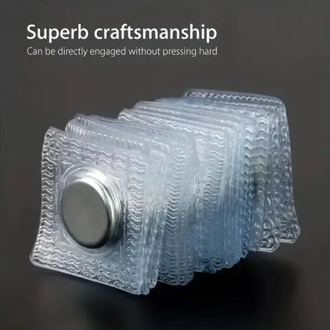 10 Stück magnetische Befestigungselemente zum Nähen – unsichtbare Metallbefestigungen für Kleidung und Taschen, einfach zu verwendendes Kunsthandwerk, DIY-Zubehör