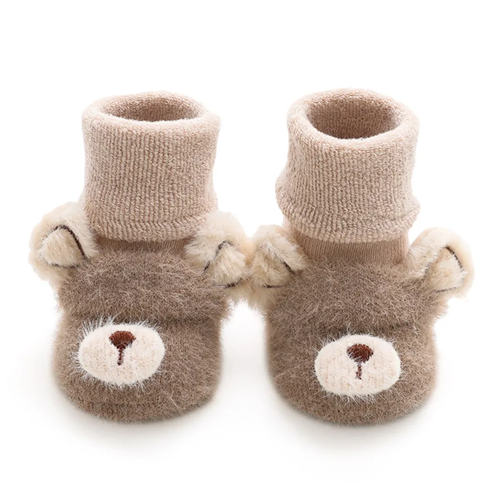 

Модные зимние детские носки, теплые мягкие носки для малышей, утепленные детские носки с милыми героями мультфильмов, пол