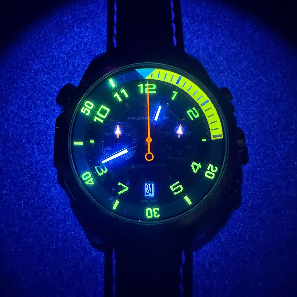 PAGANI DESIGN جديد 1811 ساعة رجالي 44 مللي متر كوارتز ساعة اليد متعددة الوظائف كرونوغراف العلامة التجارية الأعلى VK64 ساعات مقاومة للماء للرجال