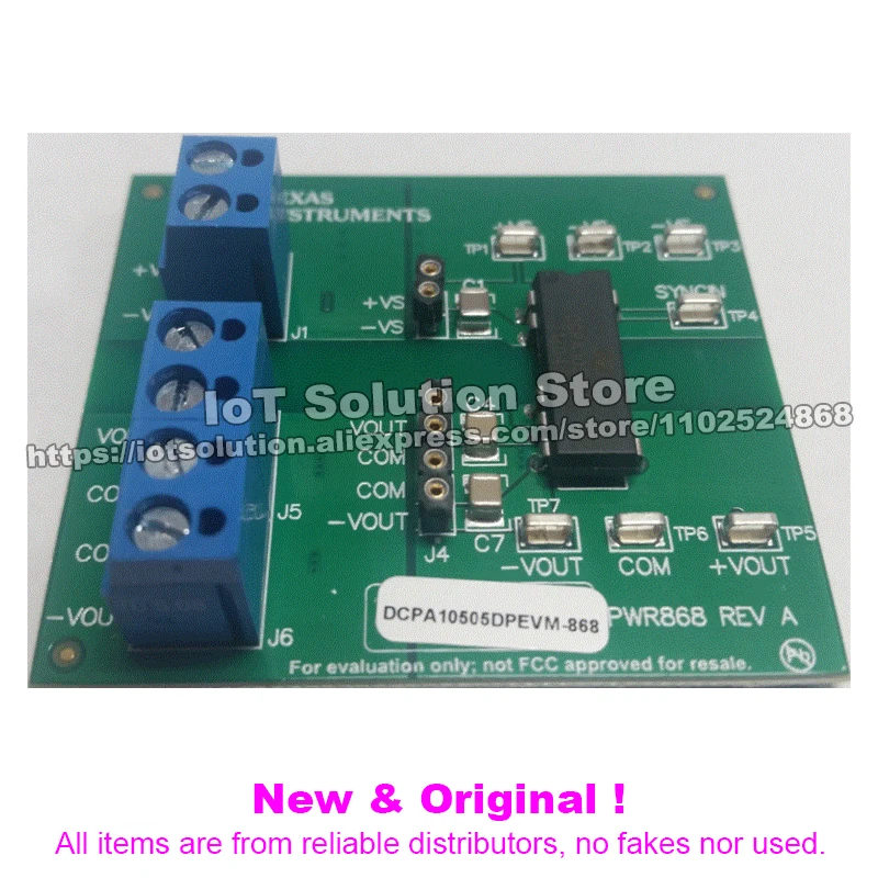 DCPA10505DEVM-868 DCPA10505D 1W, Dual Output, Isolated Power Module EVM