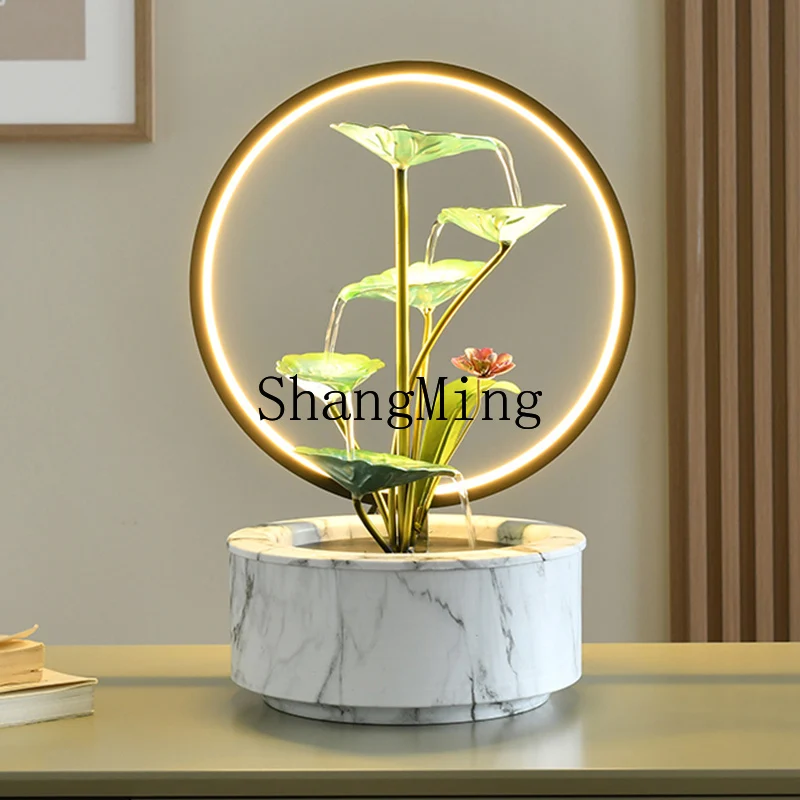 

LXY circulating water ornament decoration living room entrance landscape lucky housewarming new home opening gift