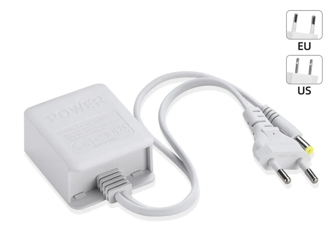 DC 12V 2A Netzteiladapter AC 100-240V Universaltransformator für Outdoor WiFi PTZ IP-Überwachungskamera – Detail 3