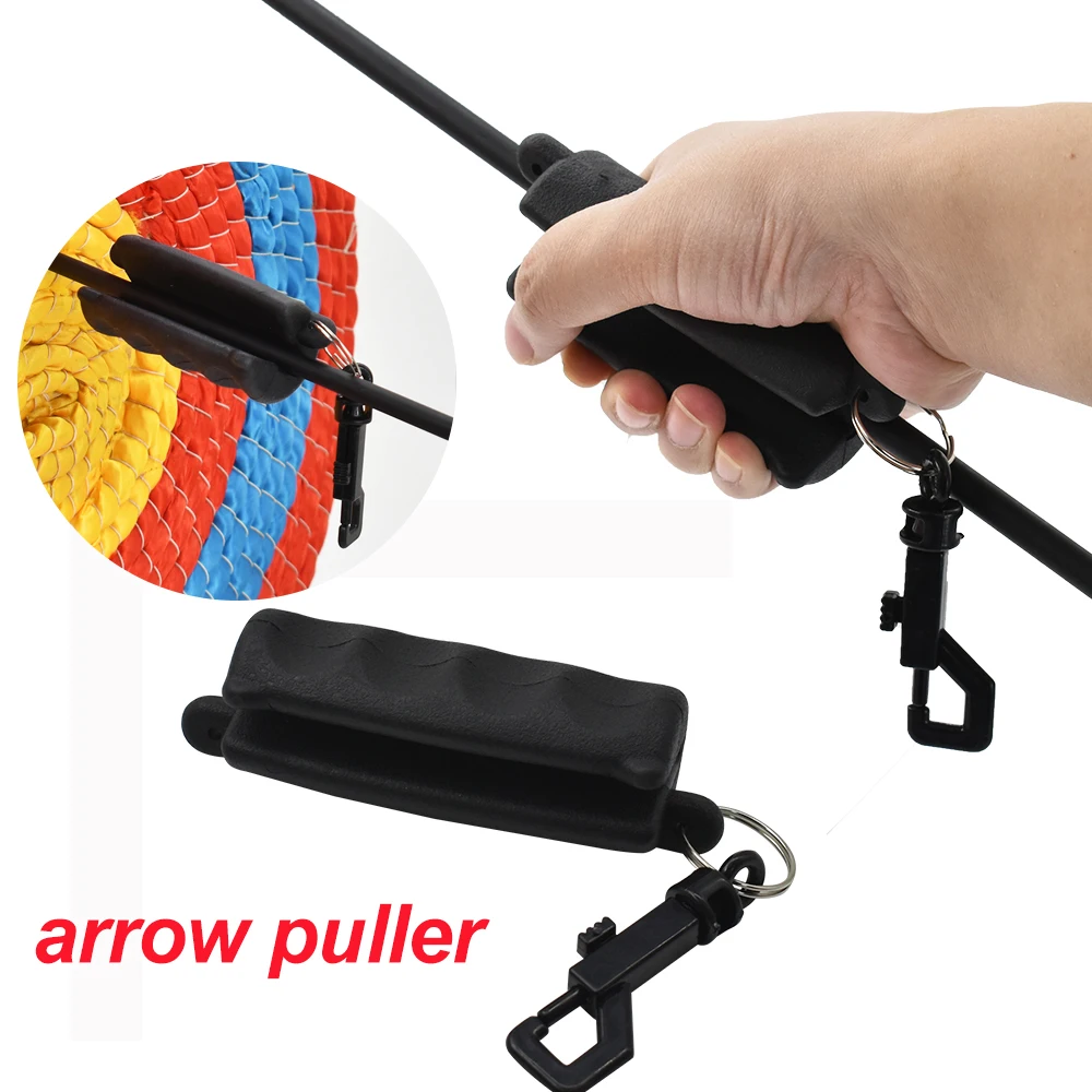 Outdoor Bow and Arrow Archery Puller Silicone Material Arrow Puller Glue Arrow Puller Auxiliary Equipment Archery Equipment