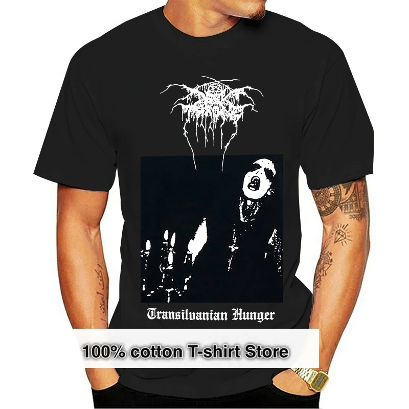 Authentic Darkthrone Transilvanian Hunger Album Cover T Shirt S M L Xl 2Xl New Men'S High Quality Tees 031799