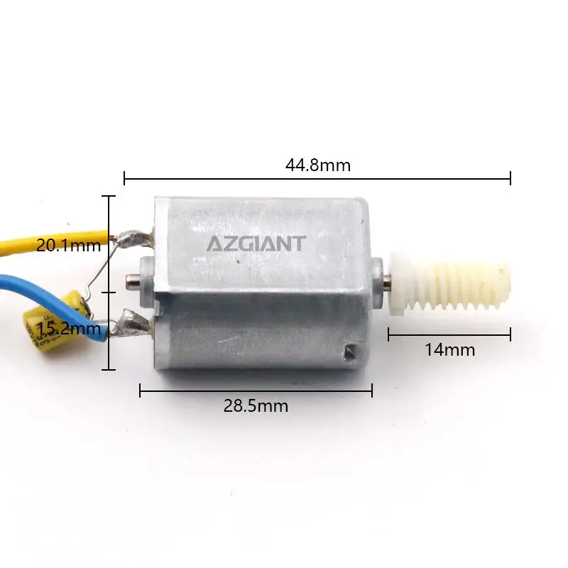 

AZGIANT FK-130RH-08620 Car electric adjusting Mirror Motor for Hyundai Tiburon 2001-2006 iMAX iLOAD TQ 2008-2018 plastic worm