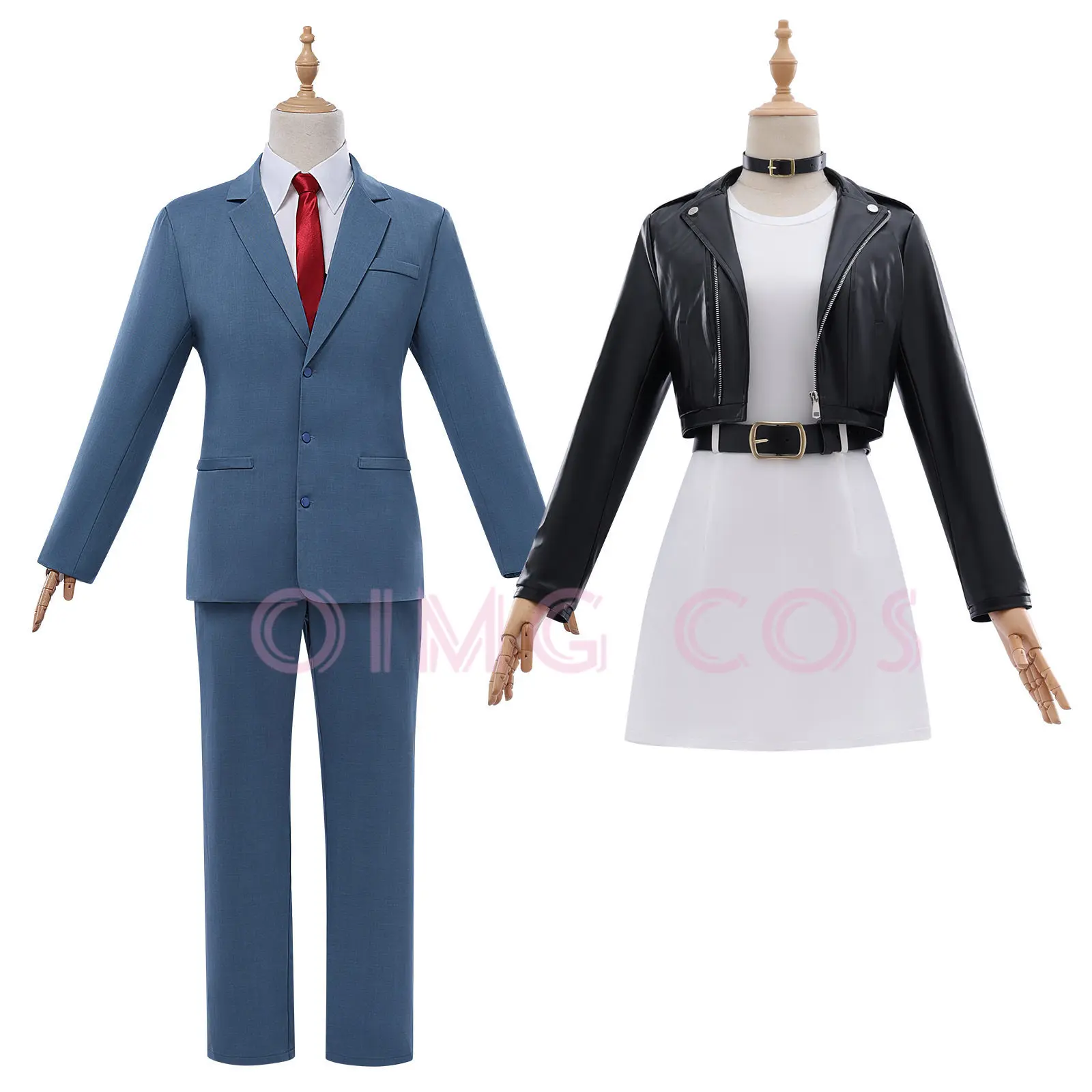 Manga Smoking Couple Miss Yamada Mr Sasaki Behind Supermarket Cosplay Costume Full Set Casual Outfit Comic Halloween Cos Events view 4