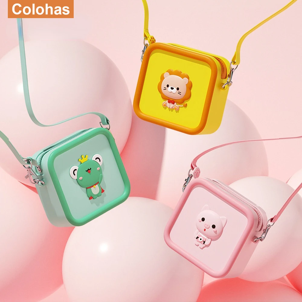 Mini Camera Bag Camera Storage Bag Kids Tide Satchel Cartoon Crossbody Bag for Toddler Coin Purse Outdoor Cases Shoulder