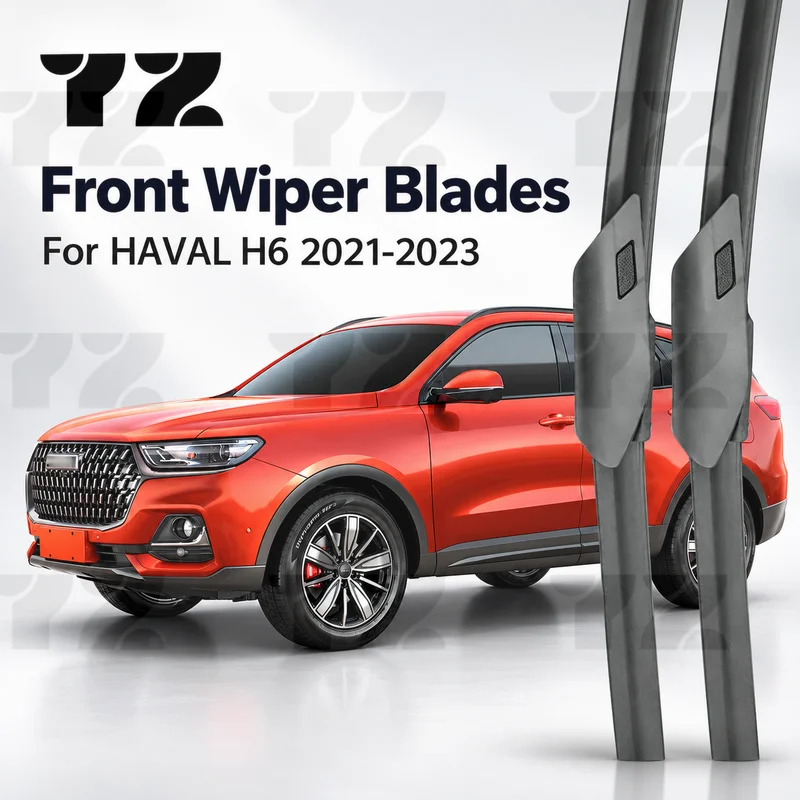 YZ Front Wiper Blades For HAVAL H6 III 2021-2023 Windshield Windscreen Replacement 24" 19" Durable Car Accessories