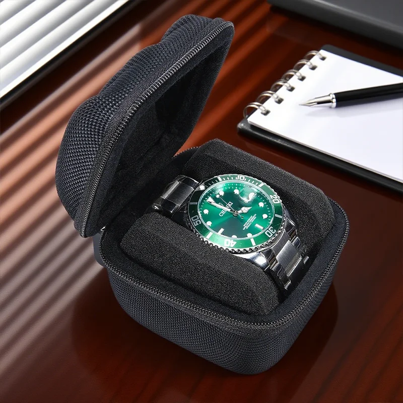 Boîte de montre de voyage, boîte de rangement de montre, organisateur Portable étanche EVA montre de voyage mallette de transport montres intelligentes hommes et femmes cadeau