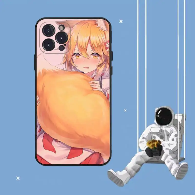 Anime The Helpful Fox Senko San Phone Case For iPhone 8 7 6 6S Plus X SE 2020 XR XS 14 11 12 13 Mini Pro Max Mobile Case