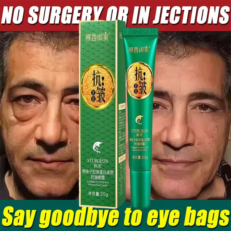 

Anti Wrinkle Eye Cream Dark Circles Remover Eye Bags Puffiness Fade Fine Line Firming Skin Moisturizing Brightening Eye Care Gel