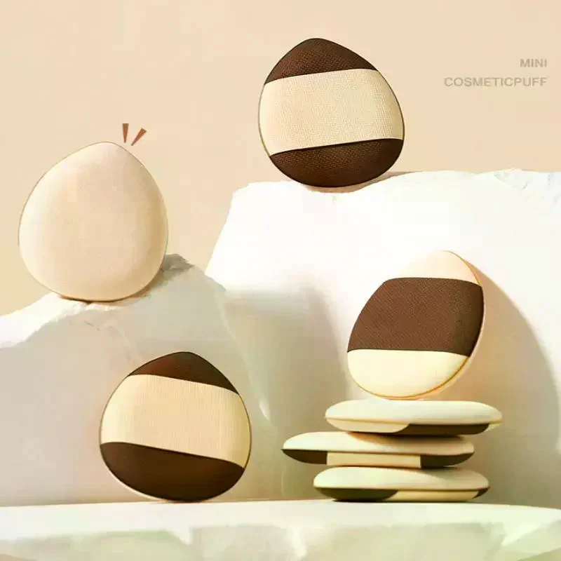 5/10Pcs Mini Finger Puff Foundation Small Teardrop Air Cushion Powder Sponge Face Concealer BB Cream Cosmetic Applicator Makeup