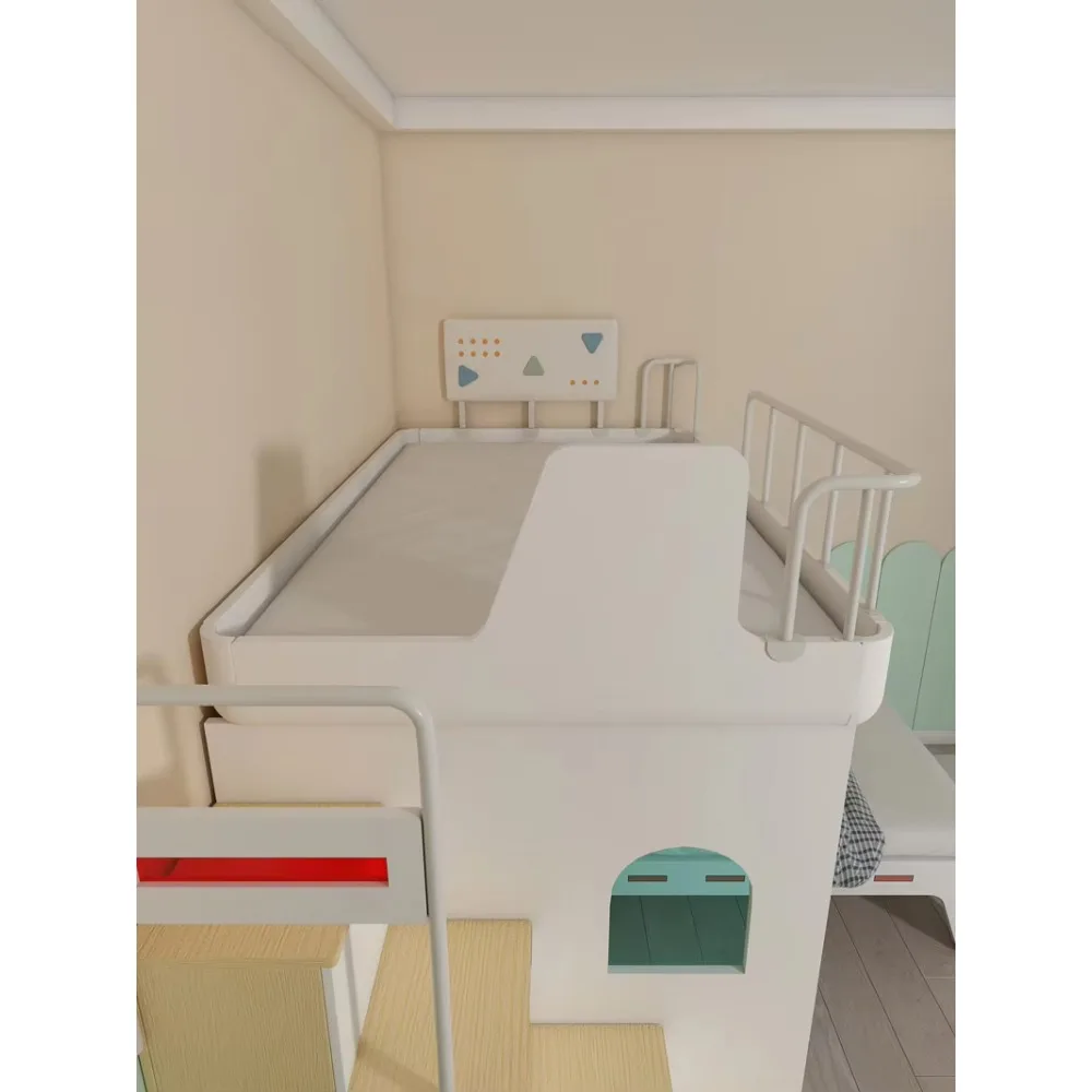 Jiali детский спальный гарнитур, двуспальные кровати, многоместные двухъярусные кровати, кабинет, компьютерный стол, шкаф, лестница для хранения, детская двухъярусная кровать