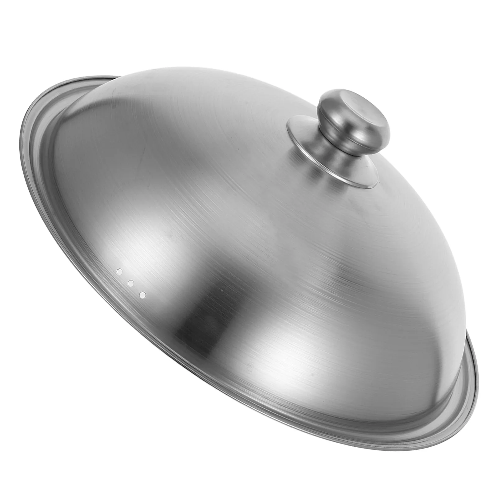 

Stainless Steel Pot Lid 34cm Sandblasted Finish Anti hot Handle for Frying Pan Kitchen Supplies Cookware Parts