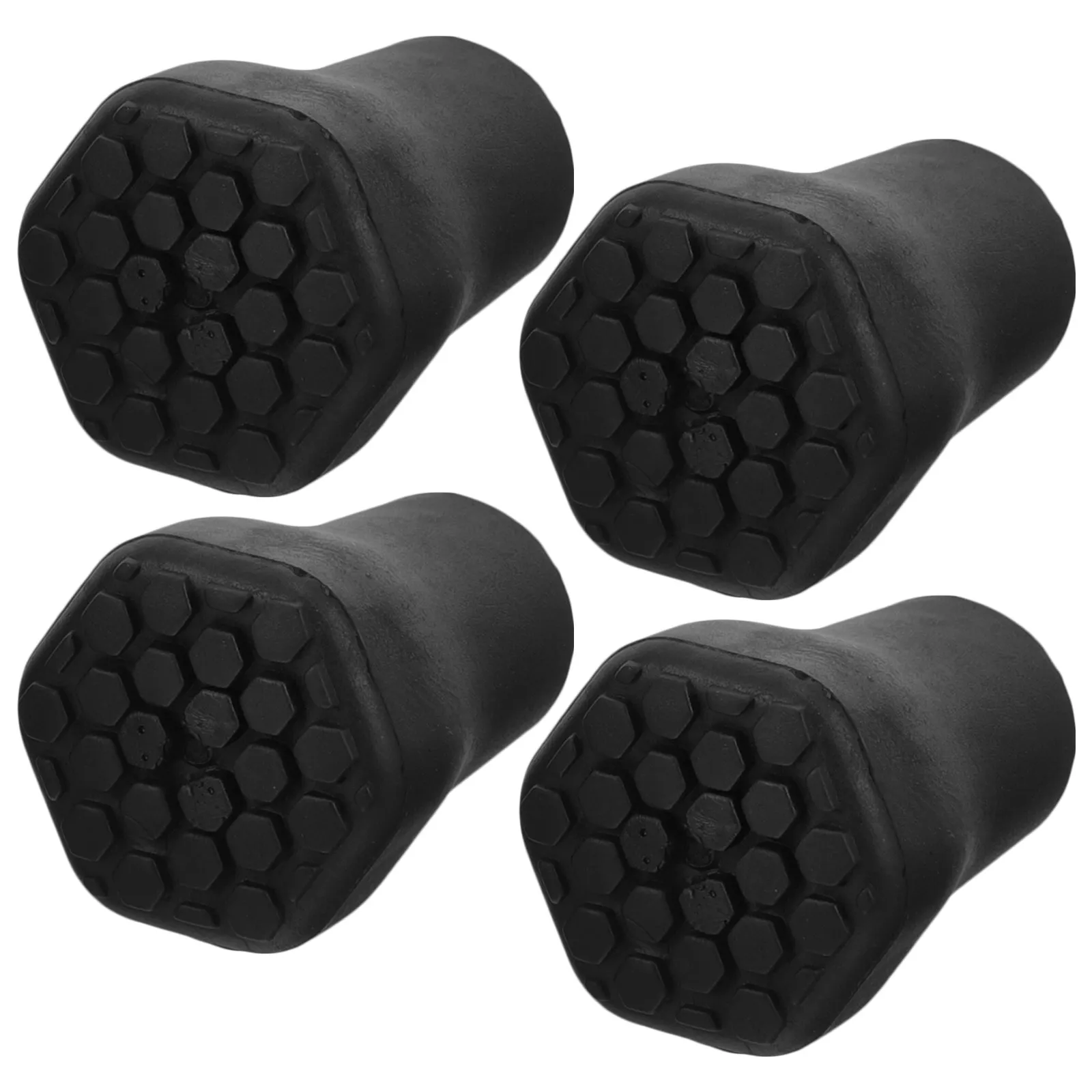 4Pcs Trekking Pole Tips Sturdy Plastic Replacement Hiking Pole Feet Protective Walking Sticks Accessories Walking Sticks Tips