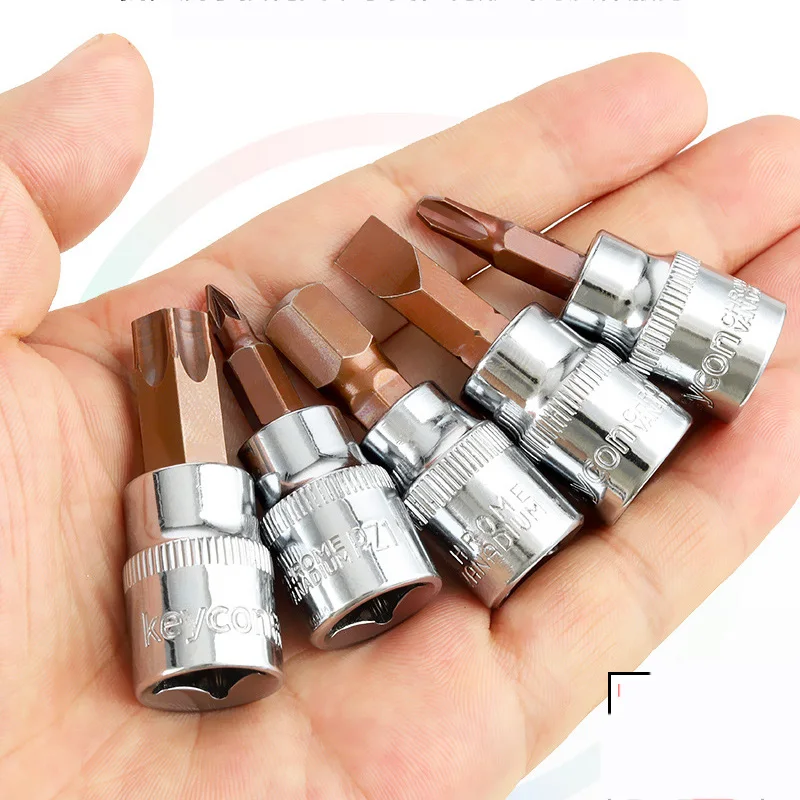 3/8 Inch 10mm Slotted Slotted Hex Pozidri H-type Bit Torx Screwdriver Bit Tools PH1 PH2 PH3 PZ3 PZ4 FD4 FD5.5 FD7 H5 long 48mm