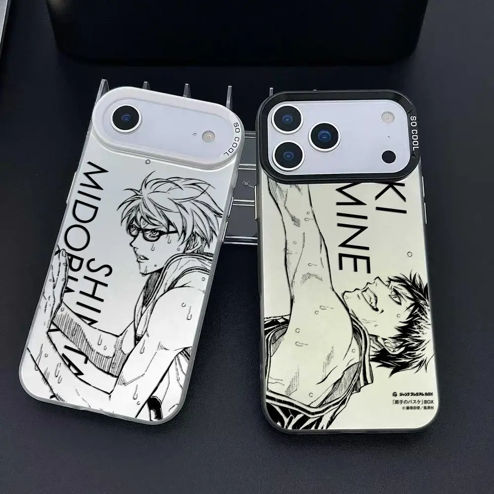 K-Kuruko no Basket anime Cassa Del Telefono Per iPhone 17 16 15 14 13 12 11 Pro Max Air Matte Laser Aurora Antiurto Funda