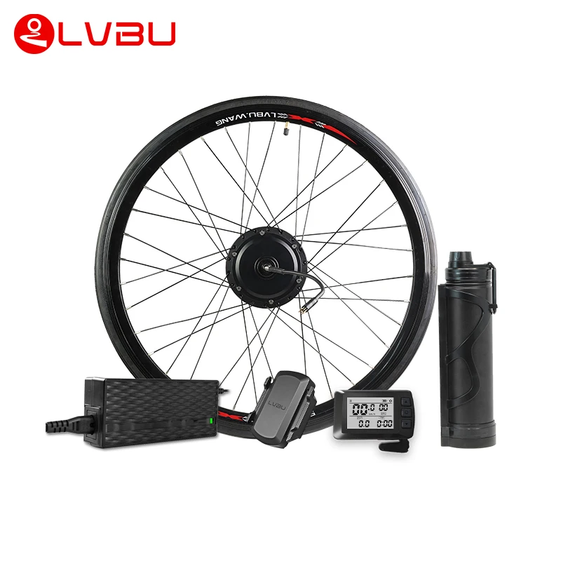 LVBU KF30S 36V 250W 350W Electric Mountain Bike Front Drive eBike Conversion Kit E Bike Motor Kits EU UK Warehouse 90KM Range