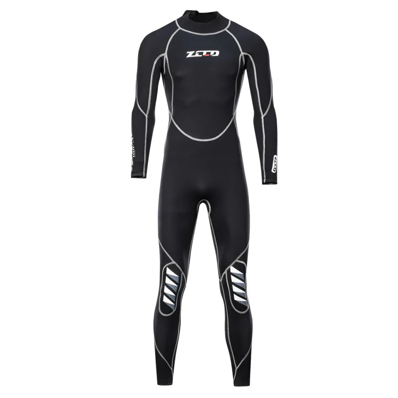 3MM Neoprene Wetsuit Men Scuba Diving Suit Spearfishing Swimwear Snorkeling Surfing One Piece Set  Kayak Kitesurf Warm Swimsuit