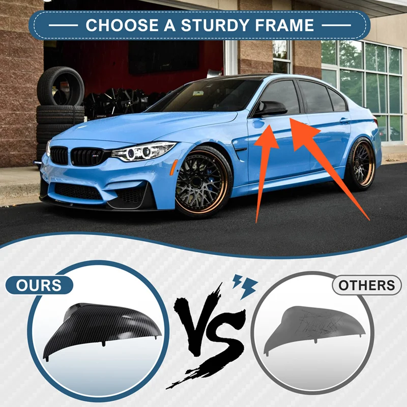 Side Door Mirror Housing Reversing Mirror Protective Cover LHD For BMW F80 M3 F82 M4 M2 51168059548 51168059547