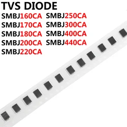 100PCS TVS DIODE SMBJ160CA SMBJ170CA SMBJ180CA SMBJ200CA SMBJ220CA SMBJ250CA SMBJ300CA SMBJ400CA SMBJ440CA SMD