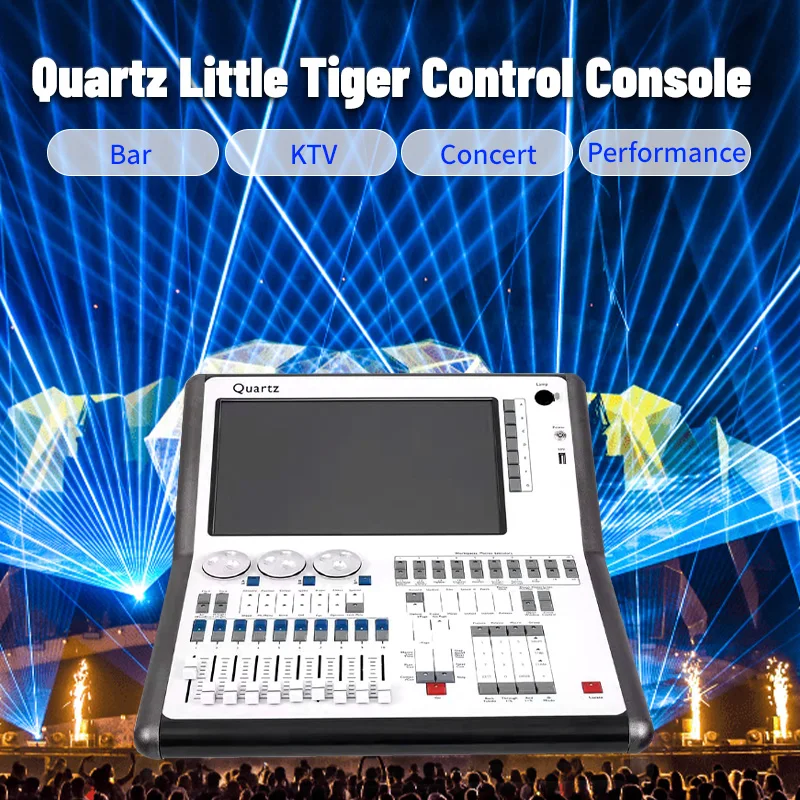 

Quartz Tiger Touch DJ DMX Controller Console For Audience Bar KTV Beam Wash Light Laser lamp Par Light Stage Control DMX512