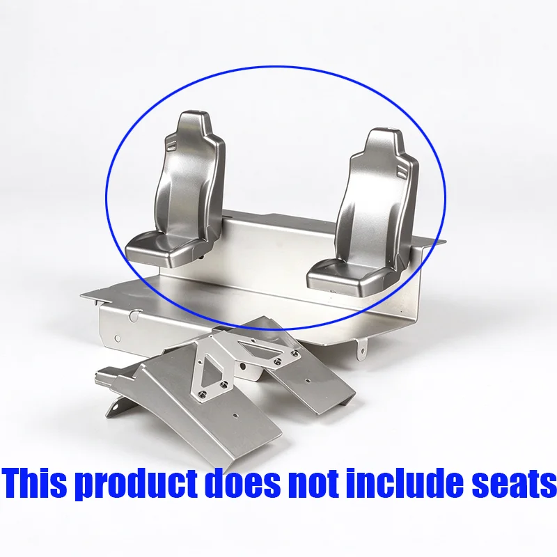 LXYRC 1pcs Metal Simulation Cab Floor Plate Upgrade Accessories for 1/14 Tamiya RC Truck for MAN TGS