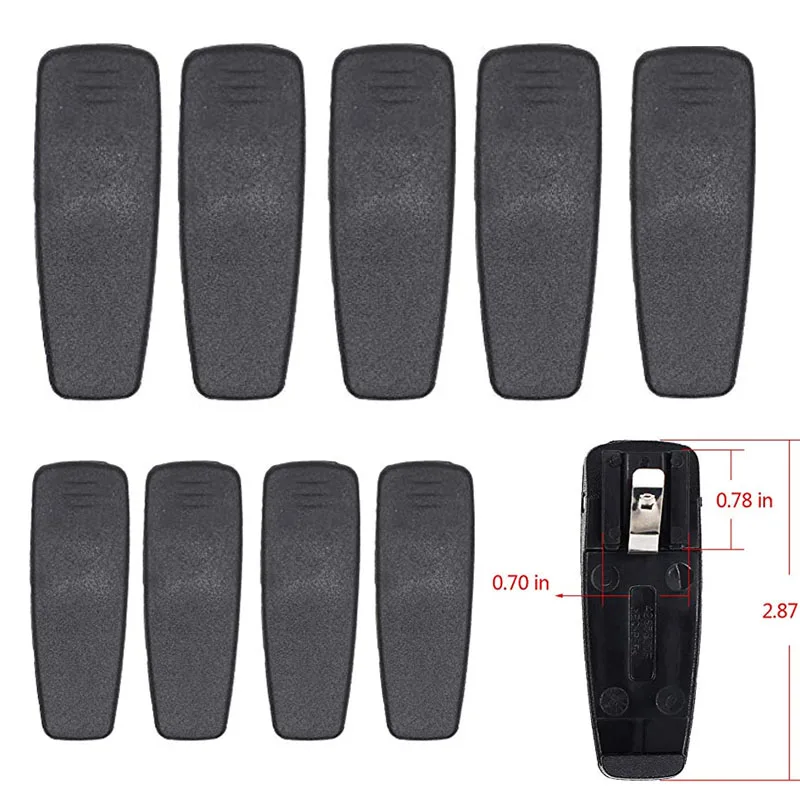 

10Pcs Belt Clip for Motorola Radio EP450 DP1400 CP040 CP200 CP140 CP180 MP300 A8 BPR40 PR400 DEP450 Xir P3688 GP300