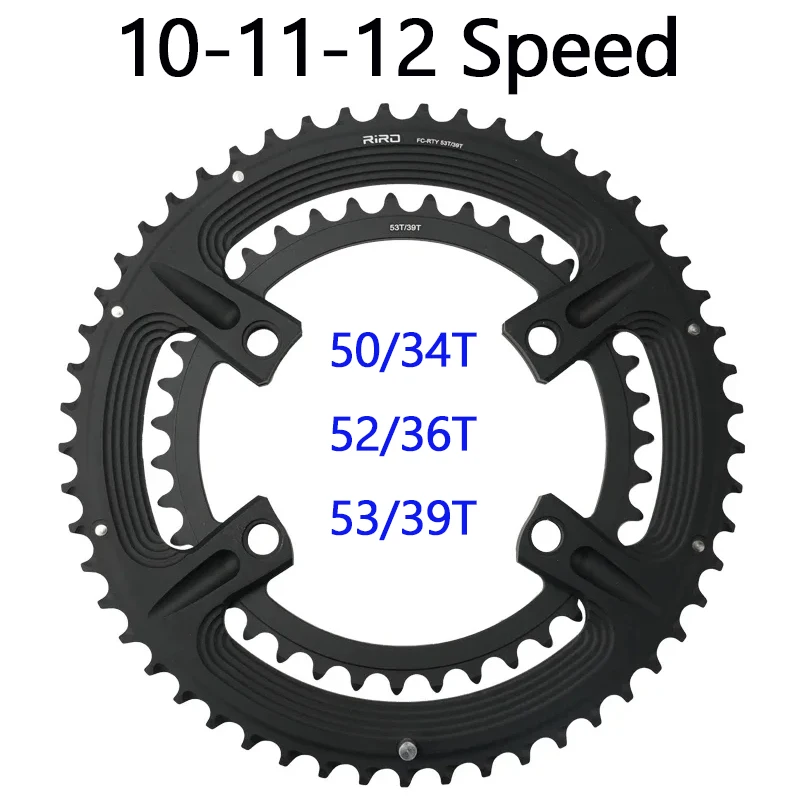 10/11/12S Road Bike 4 Bolts 110BCD Chainring 105 FC-R7000 / ULTEGRA FC-R8000 / DURA-ACE FC-R9100 Asymmetric 50-34T 52-36T 53-39T