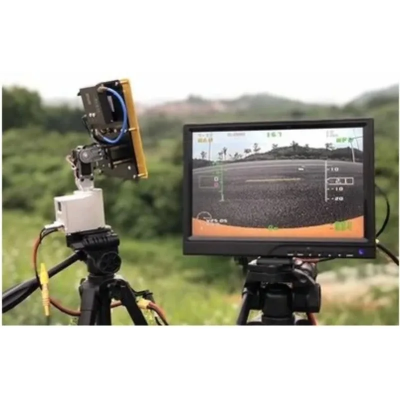 mi-ni Cros-sbow Automatic Tracker MFD AAT Tracking Gimbal For Long range Fix-wing M-o-del airplane