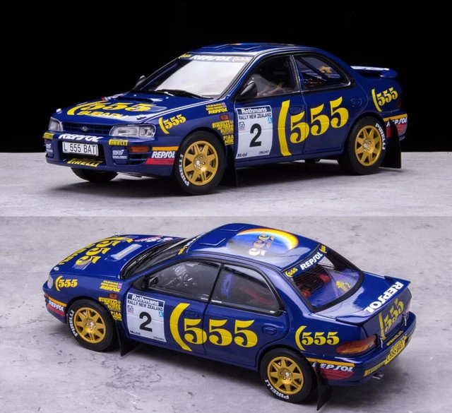 1/18 For 1955 Subaru Impreza 555 WRC 1994 New Zealand Colin Mcrae Model Car  Night Battle Version Gift Display Collection - AliExpress