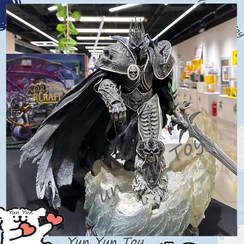 World Of Warcraft Figure Lich King Action Figures Arthas Menethil Figurine Pvc Statue Model Doll Besk Ornament Birthday For Gift