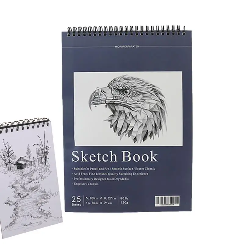 Art Books For Drawing Spiral Bound Sketch Pad For Painting Professional Thickened Multifunctional Painting Sketching Pad