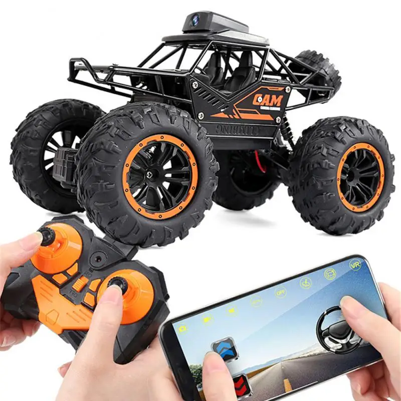 Remote Control Radiocontrol Climbing Kid Boy Adult Toy Gift Rc High-speed Drift Off-road Car With HD 720P WIFI Controller APP