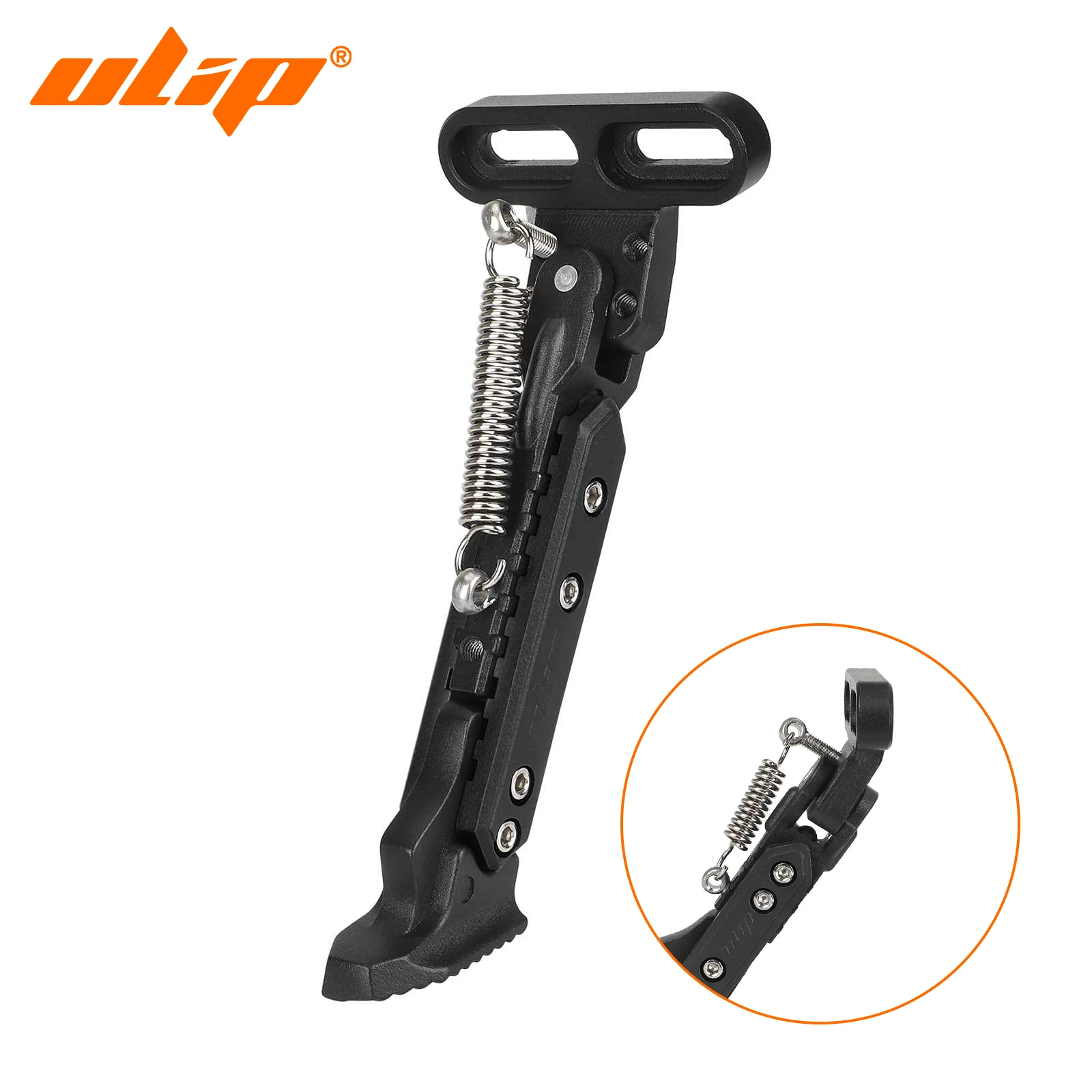 

ULIP For Scooters V2.0 Vertical Mounting Kickstand Adjustable Bracket Side Parking Foot Support Stand Parts For Electric Scooter