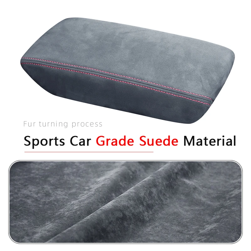 For Honda 2023 Civic 11th Gen Civic Car Armrest  Mat Center Storage Box Pad Protector Leather Cover Decoration Accessories