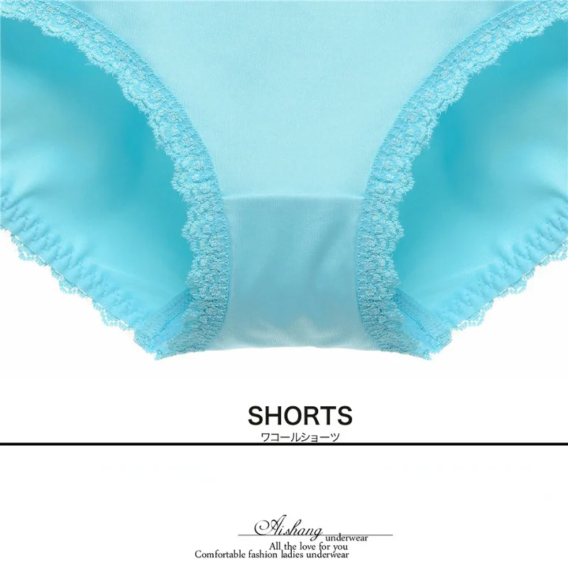 Panties for Woman Underwear Sexy Breathable Soft Lingerie Female Briefs Girls Cute Solid Color Underpants Large Size