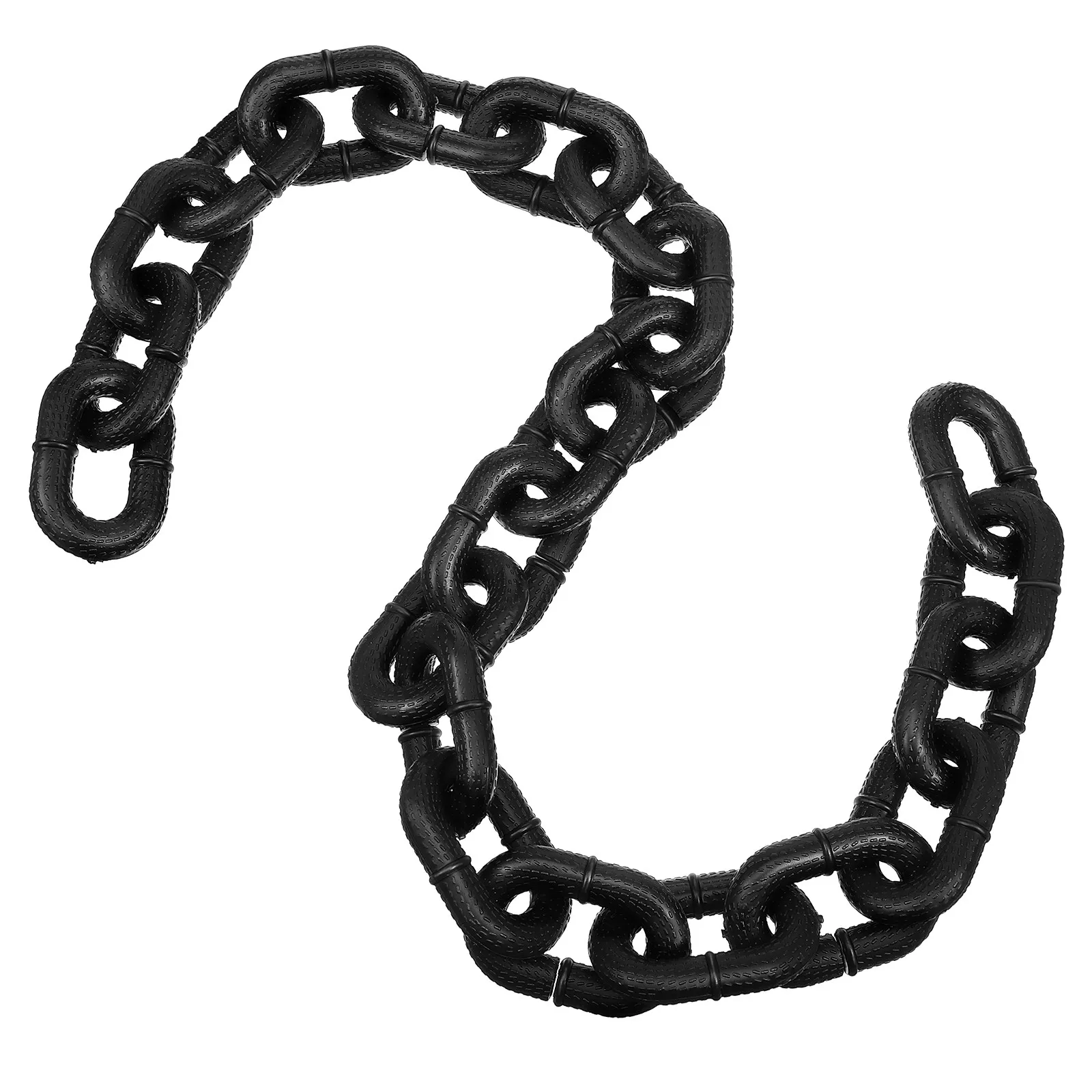 

Halloween Plastic Fake Chain Decoration Chain for Costume Party Haunted House Prank Prop Vivid Realistic Look Easy to Use