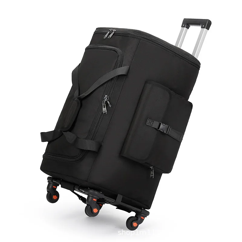 Large Capacity Travel Backpack Foldable Belt Wheel Travel Bag Multi Functional Shipping Bags Wear-Resistant Luggage Bag
