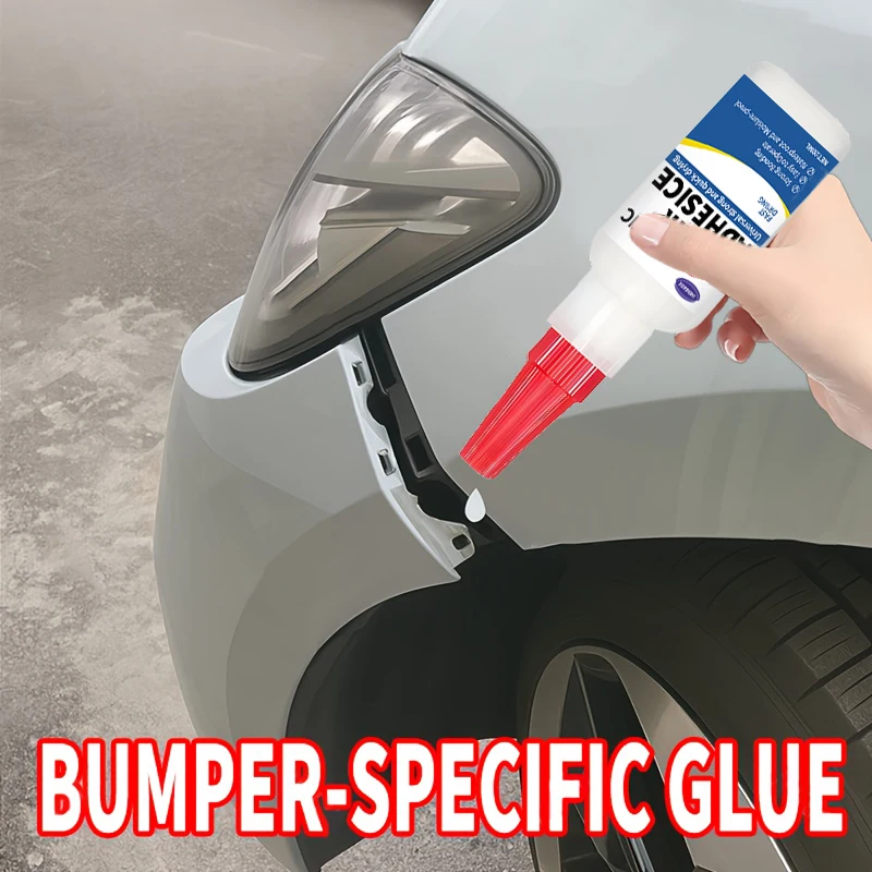 Car Bumper Glue - Special Adhesive for Plastic, Strong Special Glue for Universal Welding, Repairing Plastic Parts, Rearview Mirror Base, Repairing Damaged Cracks, Car Shell Plastic Adhesive